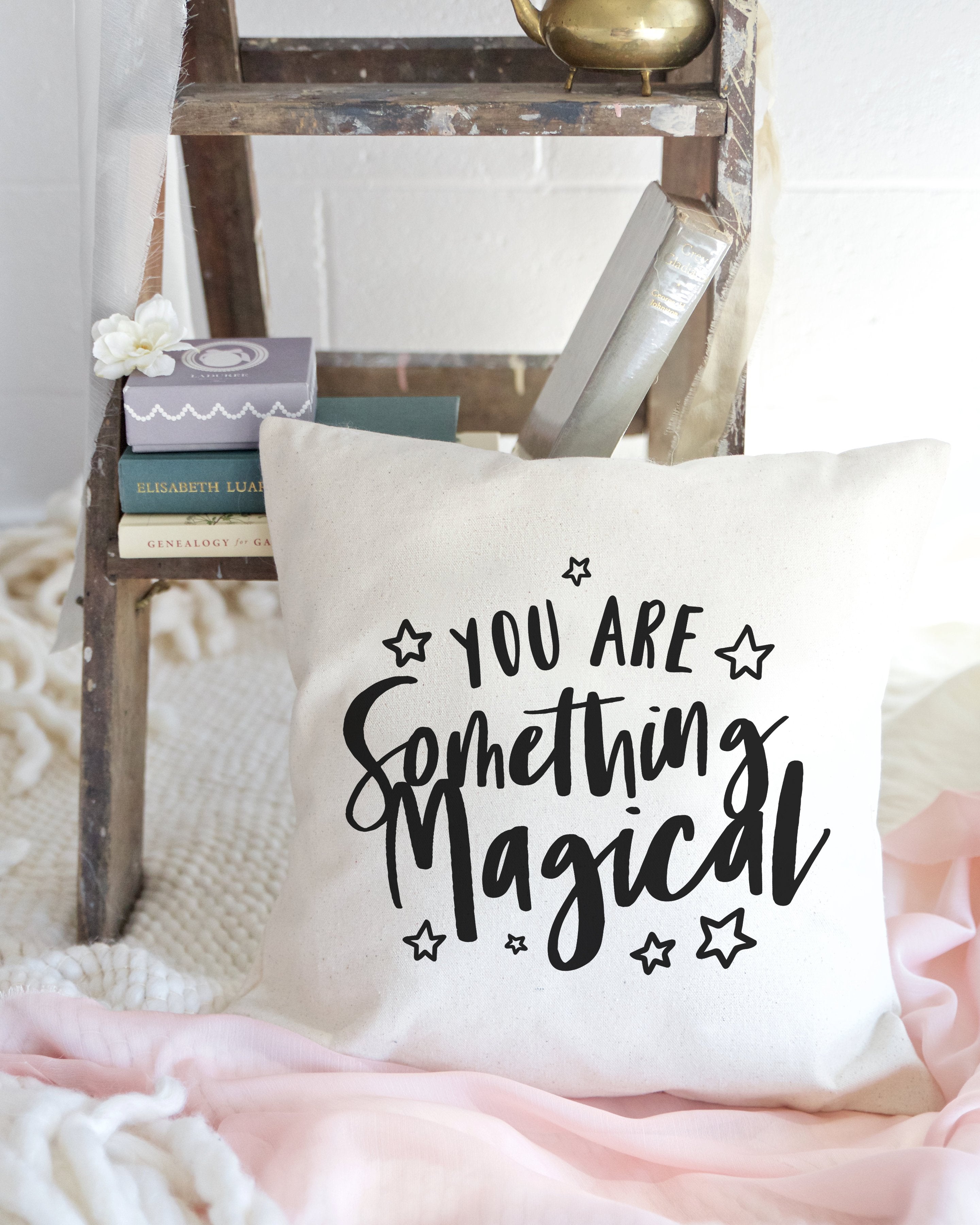 You are Something Magical Cotton Canvas Pillow Cover