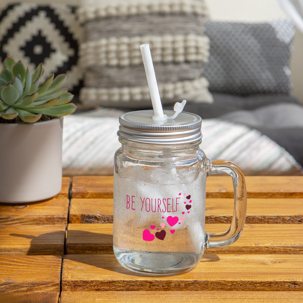 Be Yourself Mason Jar - clear